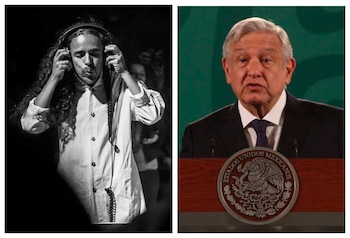 AMLO criticó que el cantante