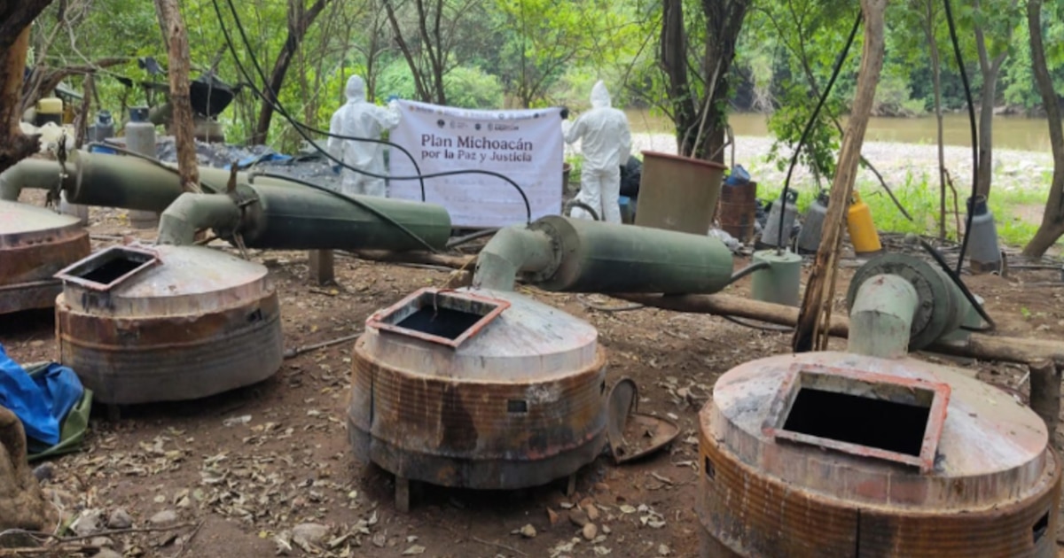 Un golpe de 3 mil 224 millones de pesos al crimen: caen 620 kilos de metanfetamina en Michoacán