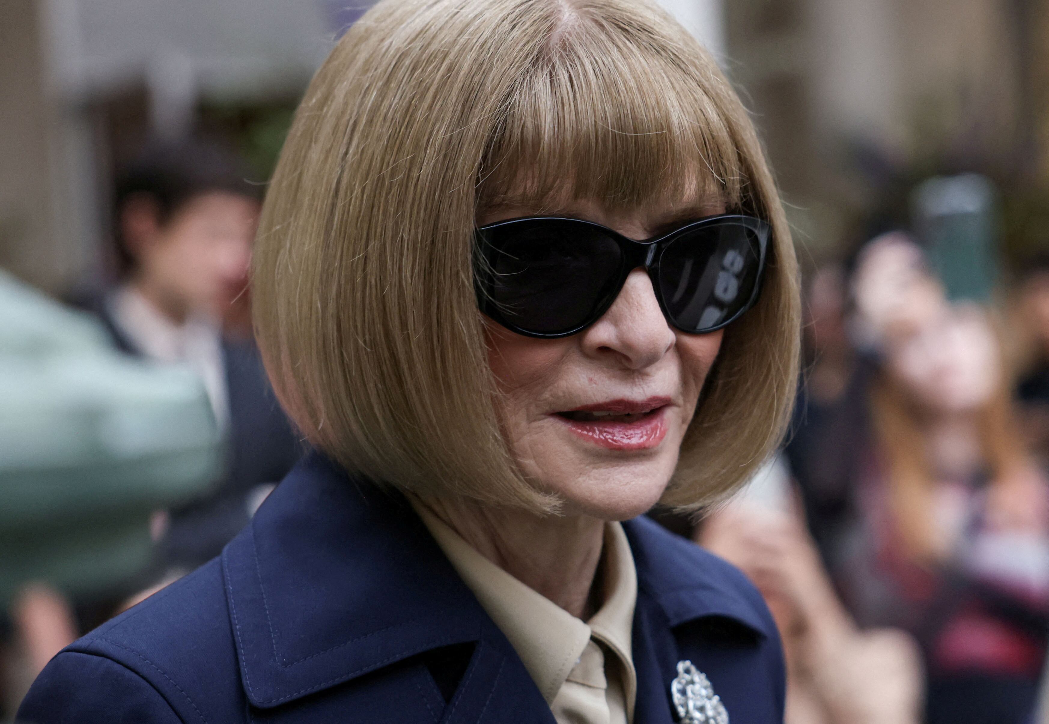 La edad avanzada de Anna Wintour es una de las posibles razones por las que dimitió a su puesto (REUTERS/Caitlin Ochs)