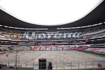 Así luce el Estadio Azteca