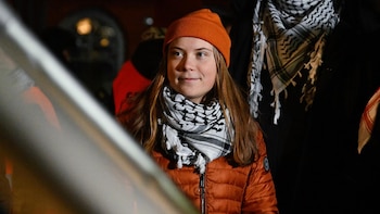 Greta Thunberg, detenida en Londres