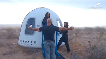 Lauren Sánchez viajó al espacio