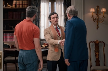 Andrés, Hugo Bossard y Damián en 'Sueños de libertad' (ATRESMEDIA).