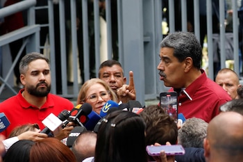 Maduro volvió a amenazar a