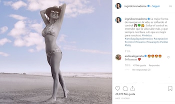 Ingrid compartió esta imagen en Instagram
