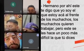 Videollamada en la que gente