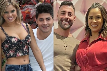 Andrea San Martín y Sebastián