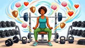 De las pesas a la calma: el secreto antiestrés que transforma la salud mental