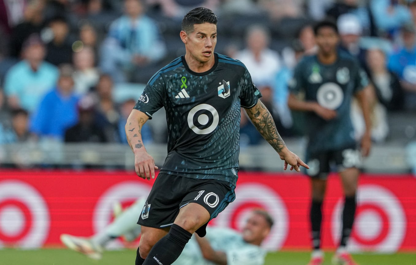 La última aparición de James Rodríguez a nivel de clubes fue en mayo, cuando Minnesota United perdió por la mínima ante Colorado Rapids - crédito Minnesota United