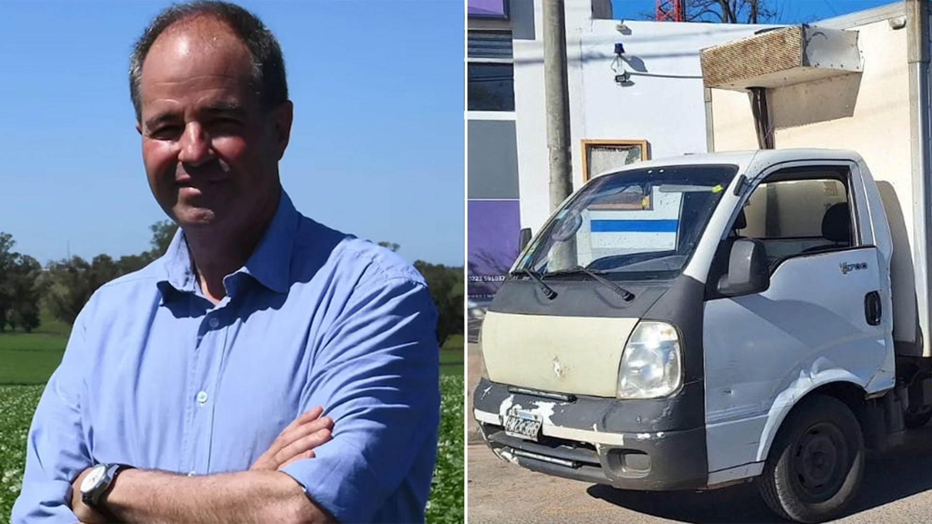 La camioneta secuestrada presentaba impactos de bala