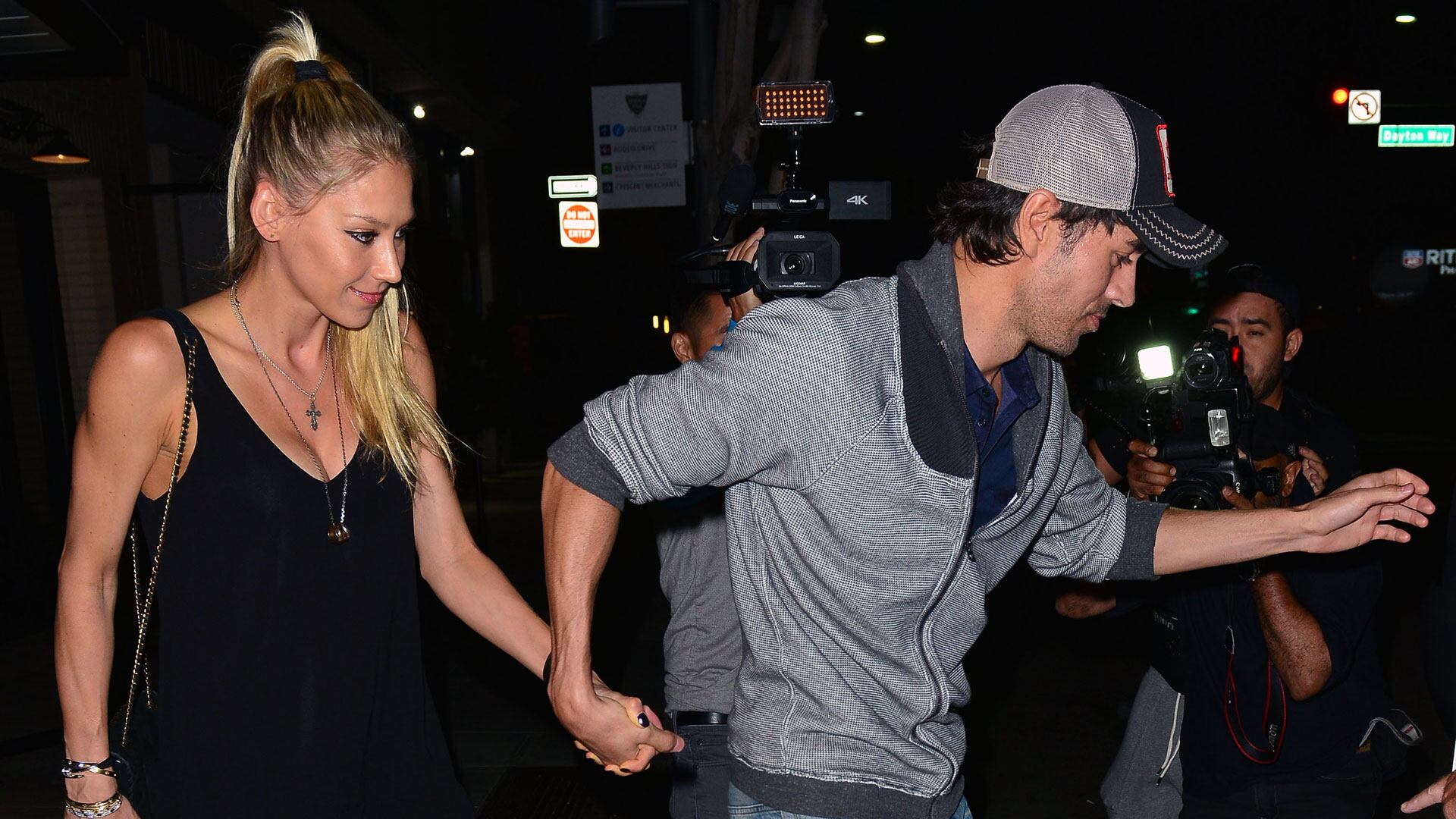Enrique Iglesias y Anna Kournikova en una imagen de archivo (The Grosby Group)