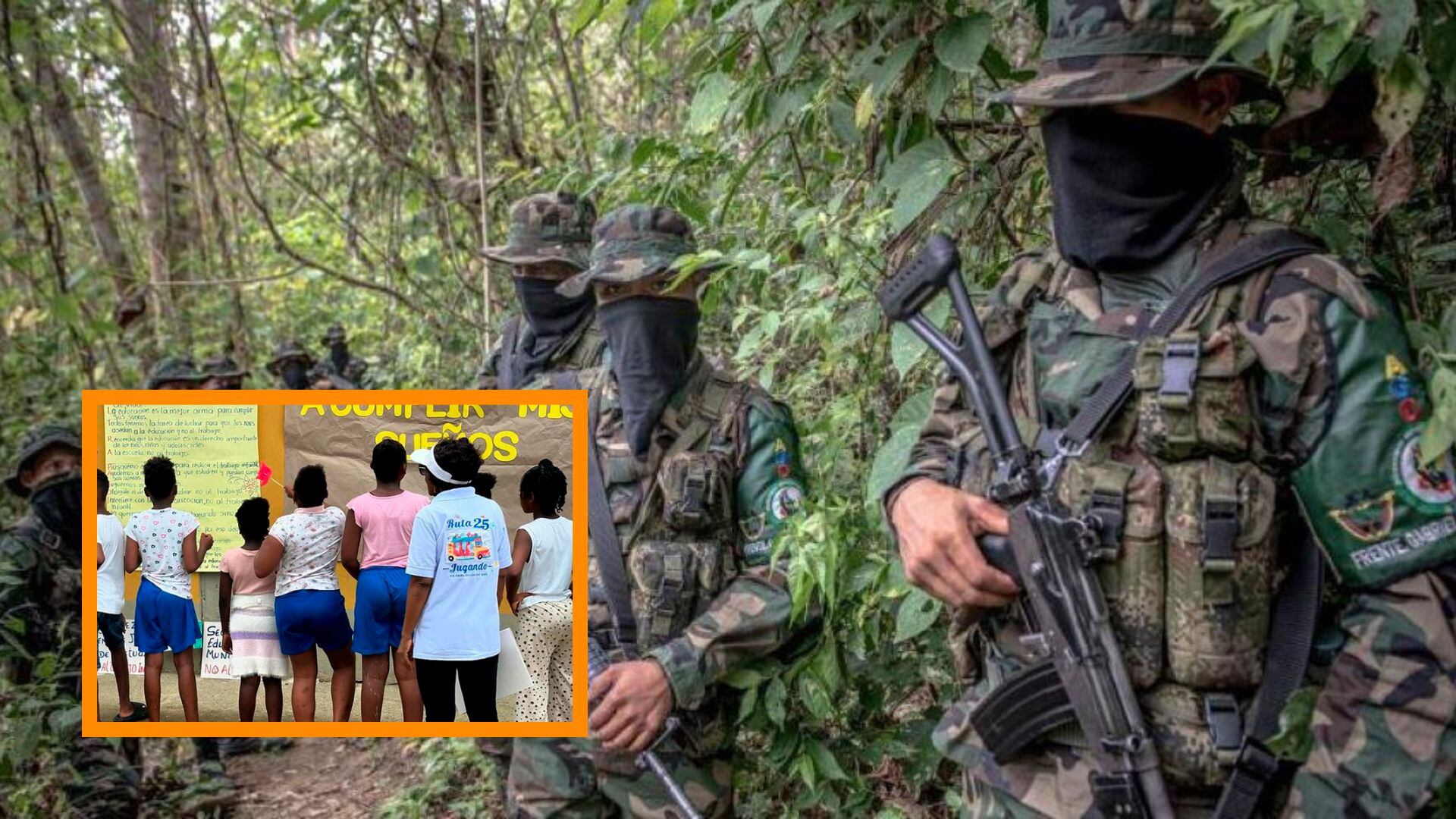 Reclutamiento de menores - crédito Colprensa/Alcaldía de Quibdó