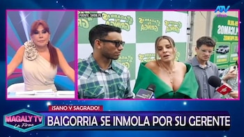 Magaly Medina ‘cuadra’ a Alejandra Baigorria y asegura que jamás perdonaría una infidelidad: “A mí no me pongas en tu bolsa”. Captura: Magaly TV La Firme.