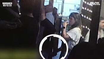 Macarena Vélez fue vista de