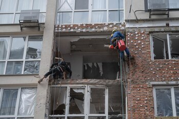 Uno de los edificios de