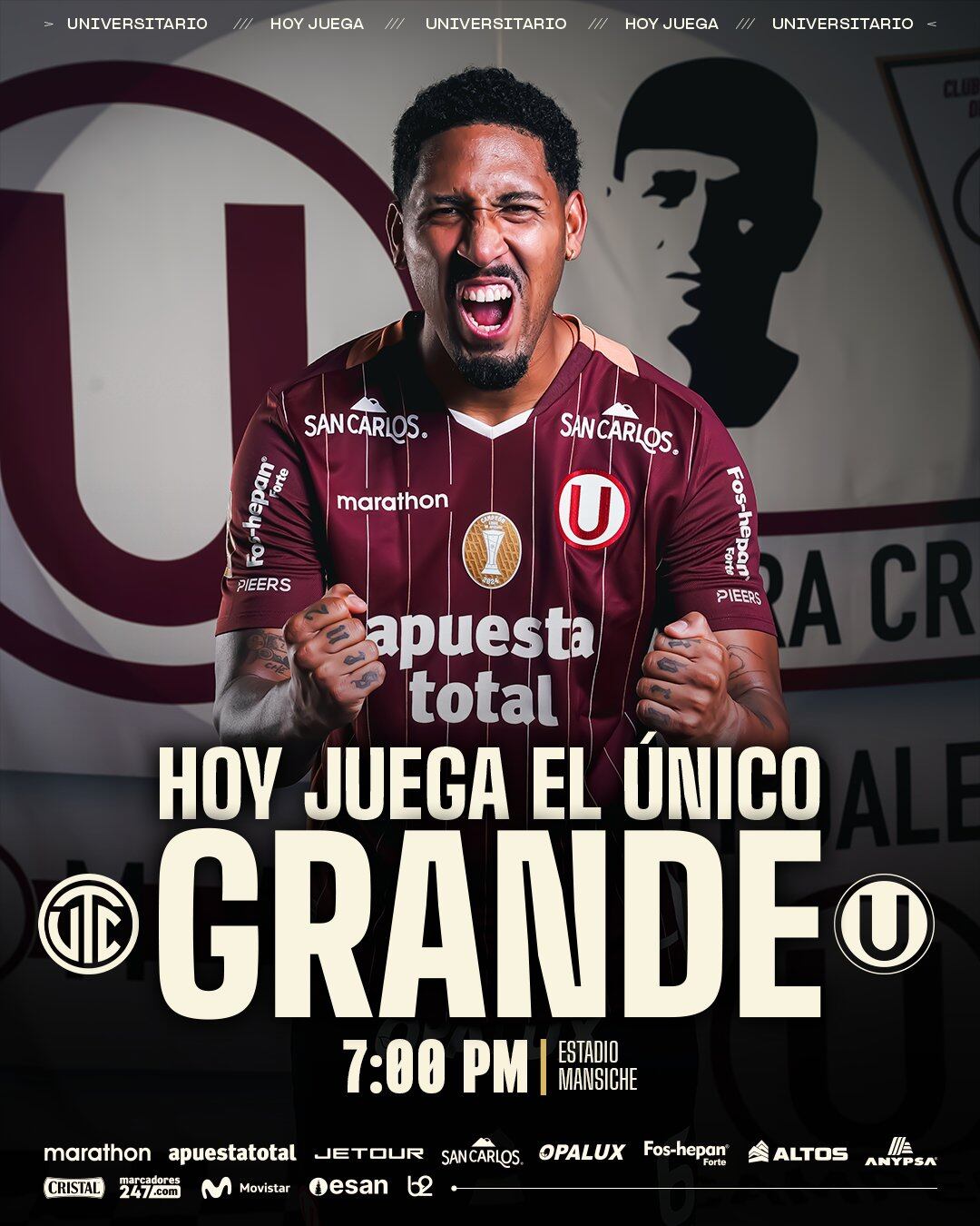 Universitario visitará a UTC en Trujillo por el Torneo Clausura 2025