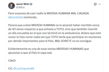 Javier Milei insultó al periodista Marcelo Bonelli