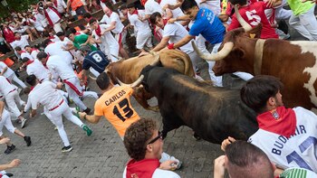 El sexto encierro de Sanfermines alcanzó un 65,2% de cuota y 997.000 espectadores en La 1 y Canal 24 horas