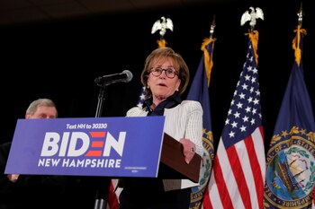 Valerie Biden en un acto