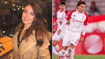 “Él no me discute”: Morena Beltrán y Lucas Blondel protagonizaron un divertido cruce tras el empate de Huracán contra Tigre