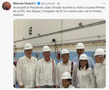 Marcelo Ebrard indicó que la