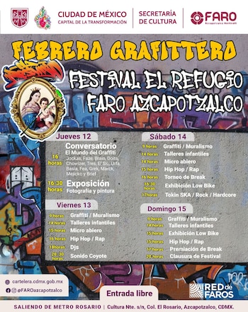 Hip hop, muralismo y break: