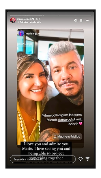 Marcelo Tinelli en Estados Unidos