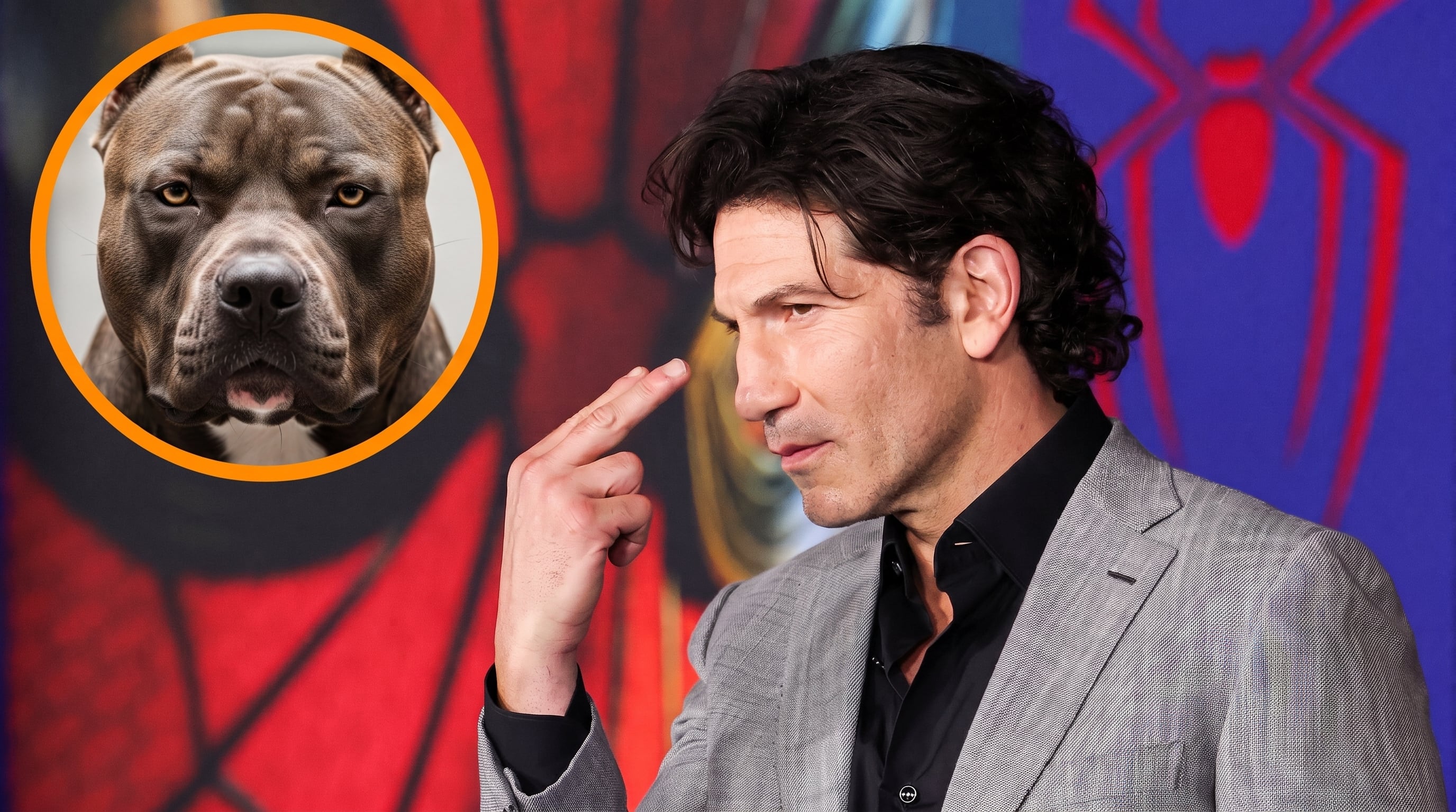 “Eso es racismo canino”, sostuvo Jon Bernthal sobre el temor hacia los pitbulls