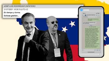 El entorno de Zapatero intervino ante el general chavista que controlaba el espacio aéreo venezolano para garantizar los vuelos de Plus Ultra