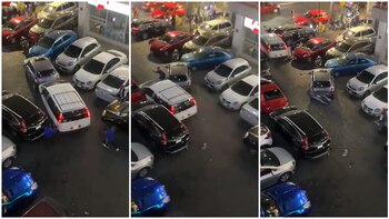 Un empleado del valet parking