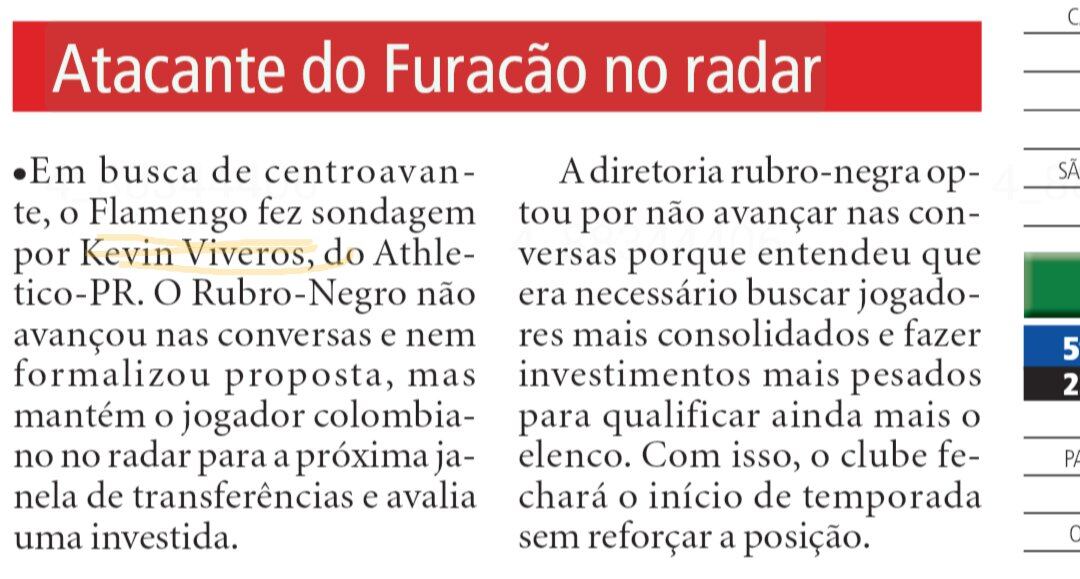 Flamengo, campeón defensor de la Copa Libertadores, analizaría el fichaje de Kevin Viveros para el segundo semestre de 2026 - crédito @MauricioAndrsL6/X