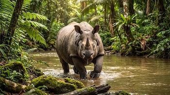 Los rinocerontes de Sumatra y Java enfrentan un riesgo crítico de extinción en Indonesia