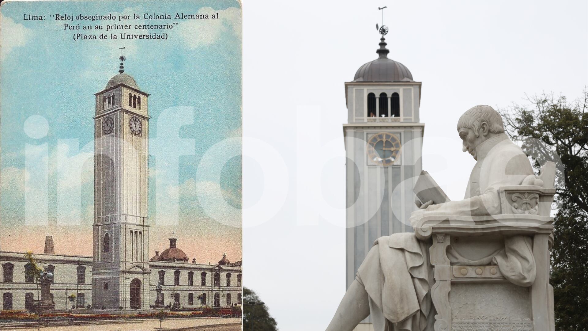 Reloj del Parque Universitario conserva su mecanismo original desde hace más de 100 años y aún activa sus campanas en Lima