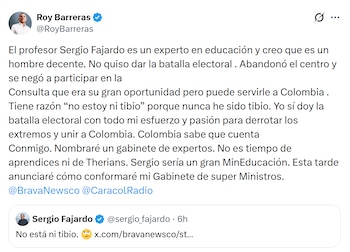 Tras el rechazo de Sergio