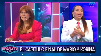 Korina Rivadeneira cuenta quién terminó su relación con Mario Hart y revela el duro punto de quiebre. Captura: Magaly TV La Firme.