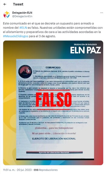 Trino de la delegación del