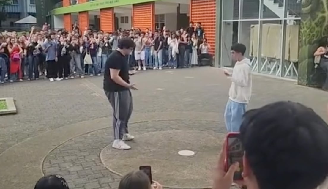 Las batallas de “farmeo de aura” se viralizaron en Costa Rica después de una competencia protagonizada por estudiantes de la Universidad de Costa Rica. (Redes sociales)