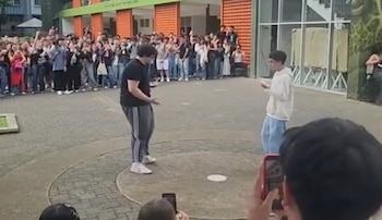 Las batallas de “farmeo de aura” se viralizaron en Costa Rica después de una competencia protagonizada por estudiantes de la Universidad de Costa Rica. (Redes sociales)