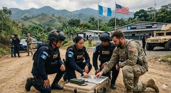El comité coordinador de asociaciones agrícolas, comerciales, industriales y financieros respalda la cooperación de seguridad entre Guatemala y Estados Unidos. (Visuales IA)