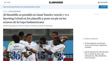 El Universo sobre la victoria