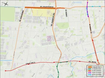 Alternativas viales que estableció la