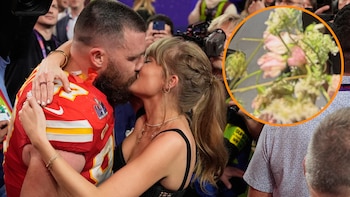 Así lució el ramo de novia de Taylor Swift en su boda con Travis Kelce