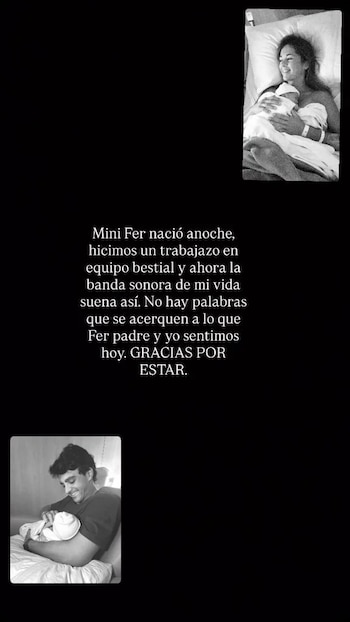 Historia de Sofía Ellar en redes sociales (INSTAGRAM).