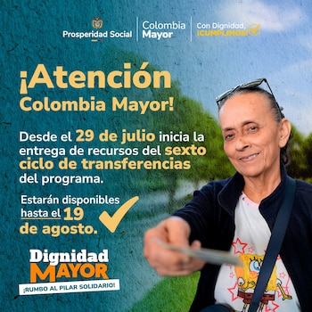 Prosperidad Social pidió registrar o actualizar la cuenta bancaria en el Gestor de Información Financiera para recibir las transferencias de Colombia Mayor de forma ágil y segura - crédito Prosperidad Social