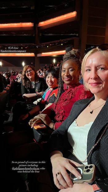 Gabriela Ortiz durante la ceremonia