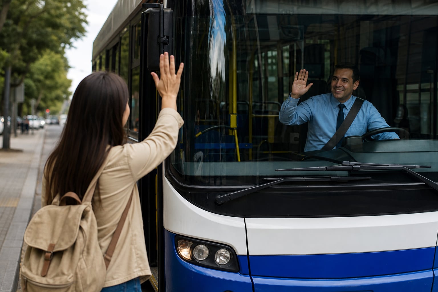 Las habilidades que poseen las personas que saludan a los choferes del servicio de transporte, según la psicología
