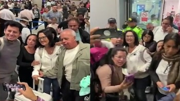 Keiko Fujimori llegó al país: simpatizantes la reciben en el aeropuerto internacional y la aclaman diciendo “Viva el Perú”