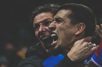 El austriaco celebró el tanto