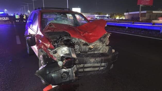 Así quedó el auto del sommelier