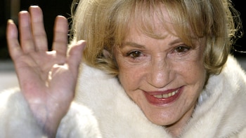 La actriz francesa Jeanne Moreau,